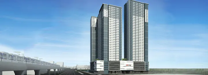 Vertis Residences, Vertis North, Quezon City: twin-tower render